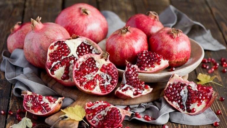 Pomegranate, cocktail recipe with pomegranate juice rum ratafia Italian cocktail