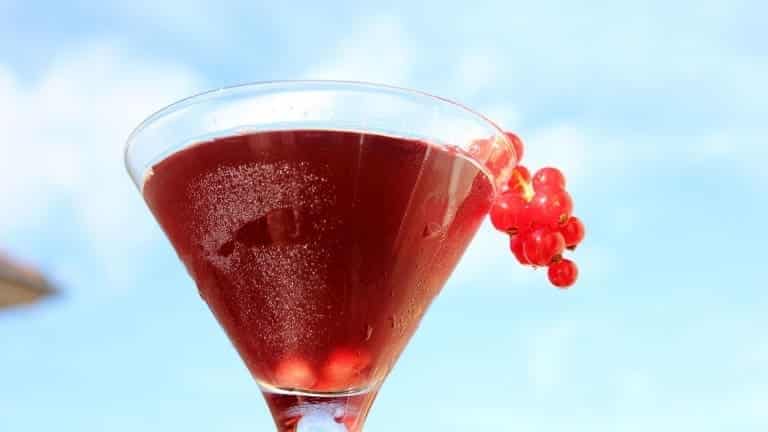 Tranny Red Flag: the most explosive cocktail with rum, pomegranate juice and Ratafia!