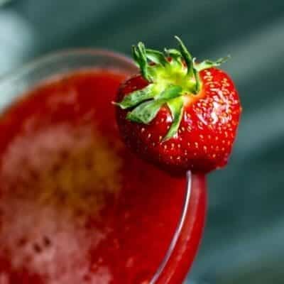 Frozen strawberry Margarita cocktail recipe