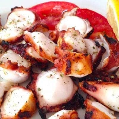 Grilled octopus recipe, cold seafood appetizer recipes, seafood recipes