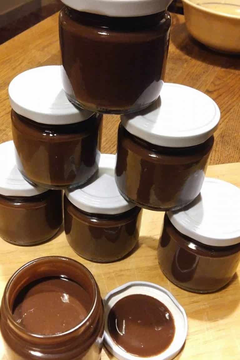Homemade chocolate cream, authentic Italian Nutella recipe