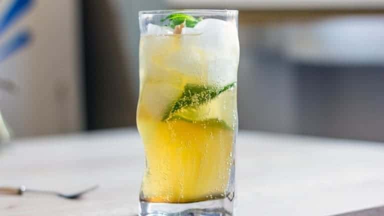 Teddy drink recipe, the new whiskey cocktail made with honey mint ginger beer