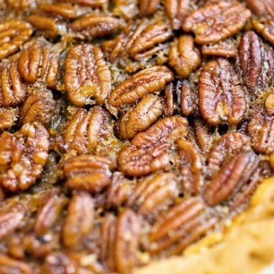 Pecan Pie americana ricetta originale con sciroppo d'acero, dolci americani