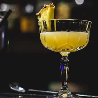 Don's Special Daiquiri cocktail, Tiki recipe with dark rum, honey syrup