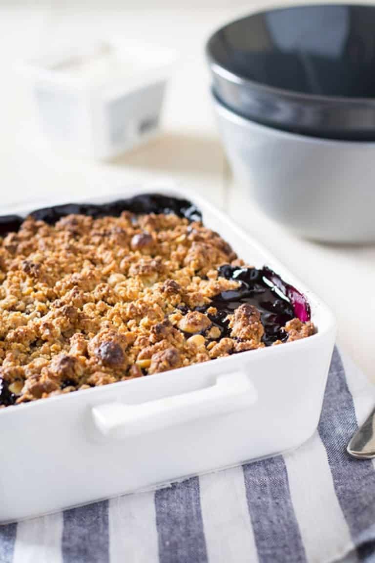 Blueberry crumble: the perfect recipe to make a delicious dessert