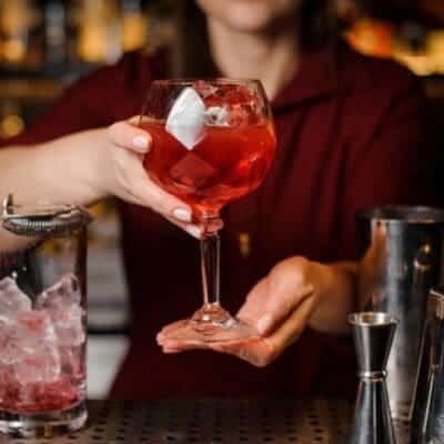 Campari e gin cocktail ricetta facile e veloce per fare aperitivo a casa