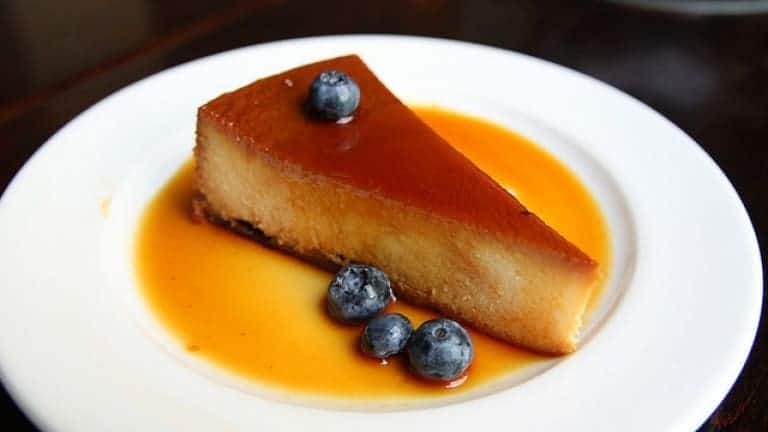 Flan Casero con Caramelo. Serve this dessert with a sweet Picolit, a small gem