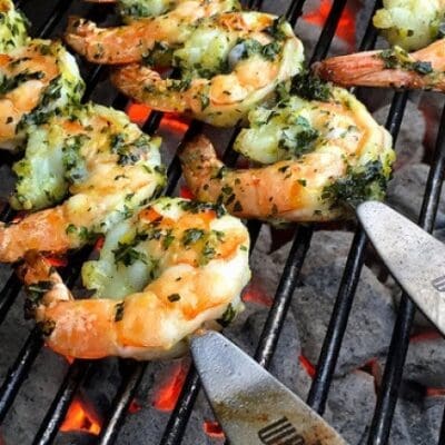 Gamberoni al pesto aromatizzato con limone e zenzero ricetta facile e veloce per fare piatto di mare