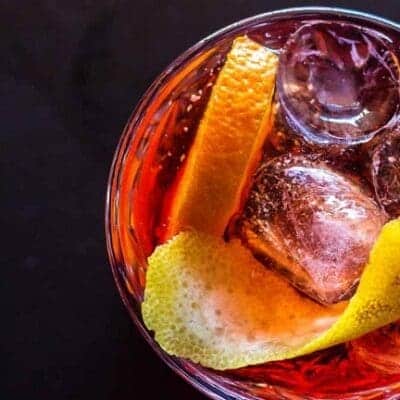 Americano cocktail ricetta originale con ingredienti e dosi per fare aperitivo italiano a casa