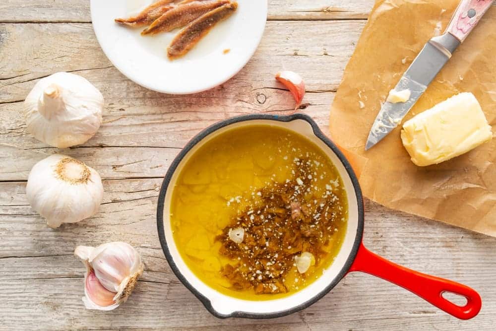 Bagna cauda sauce recipe, the authentic Bagna Cauda recipe, Italian food