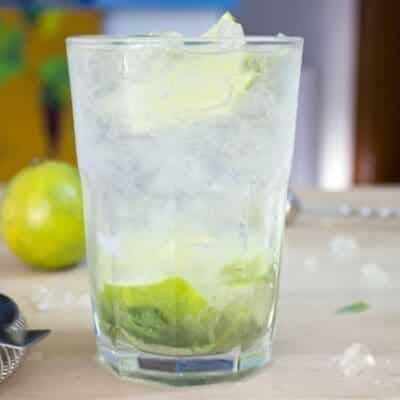 Cocktail Basito, Italian Mojito with basil white rum, best cocktail recipe