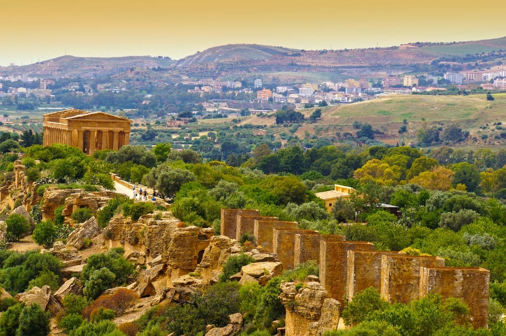 Timeless grandeur: Majestic ancient temples in Agrigento, standing as testaments to Sicily's rich history