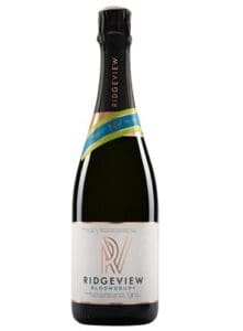 Great sparkling wine for fish and chips, Ridgeview Bloomsbury
