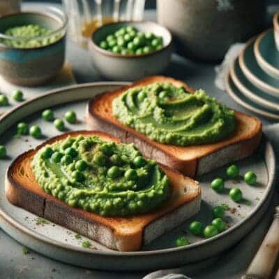 Toast con crema di piselli e semi di girasole: la ricetta proteica e light per lo snack perfetto