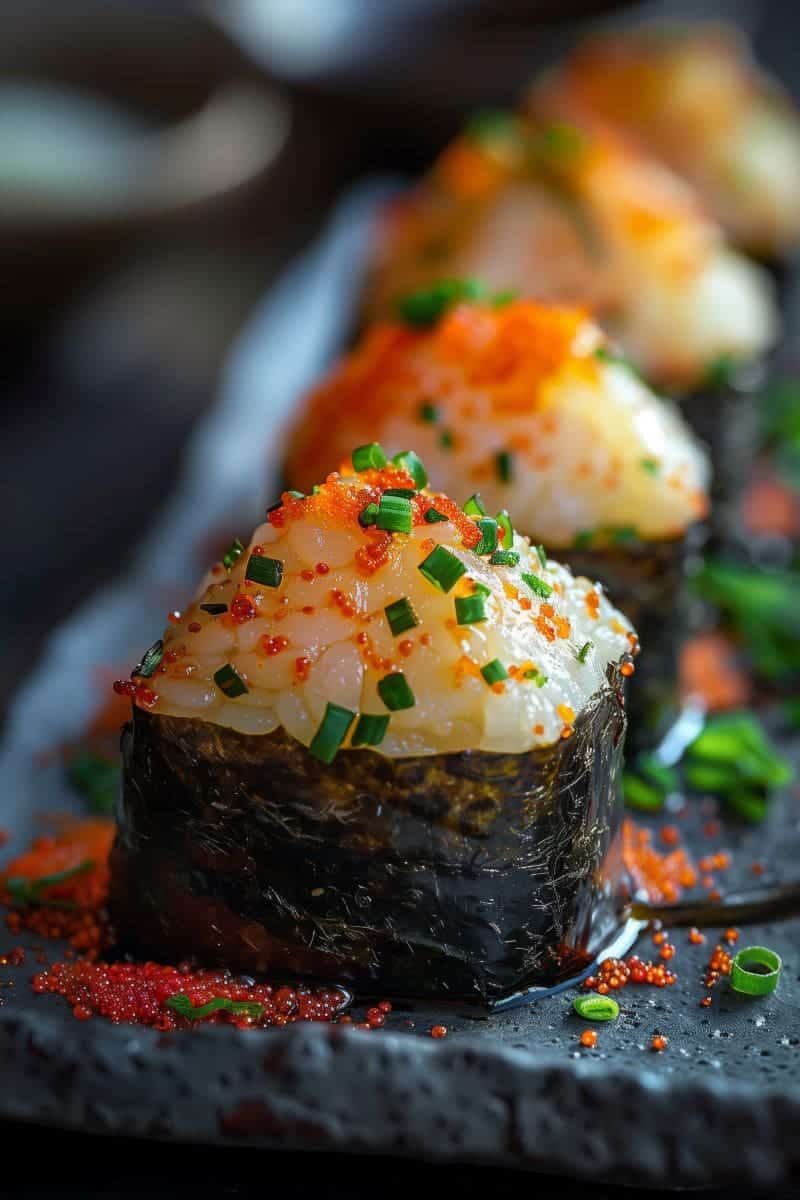 Onigiri con uova di lompo: una ricetta facile e veloce per fare i leggendari panini di riso giapponesi