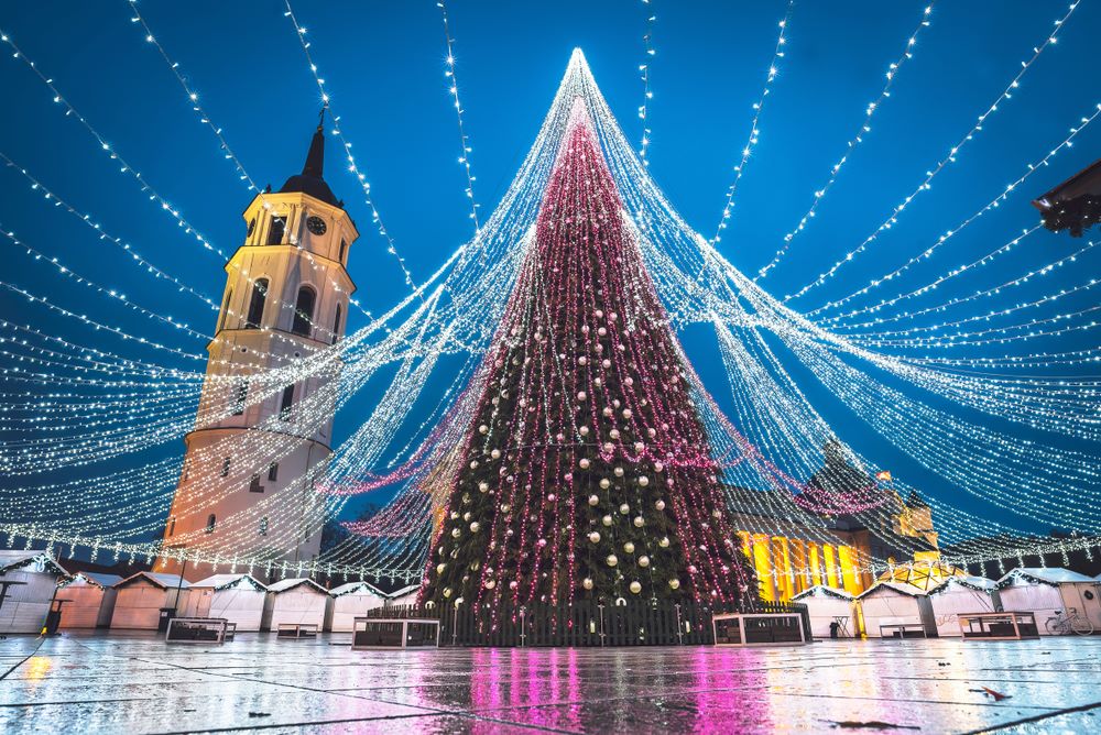 Christams tree in Vilnius