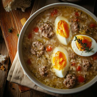 Zurek: la ricetta polacca per fare la leggendaria zuppa di orzo e salsicce