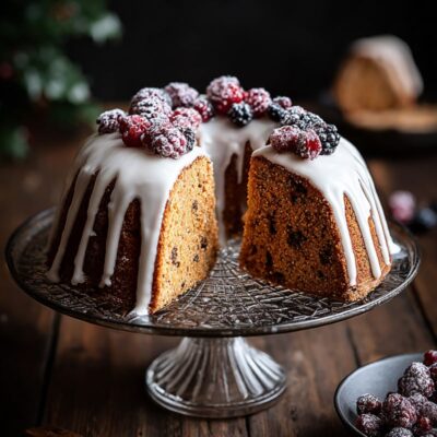 Gingerbread bundt cake con glassa al limone: la ricetta per fare il dolce di Natale perfetto