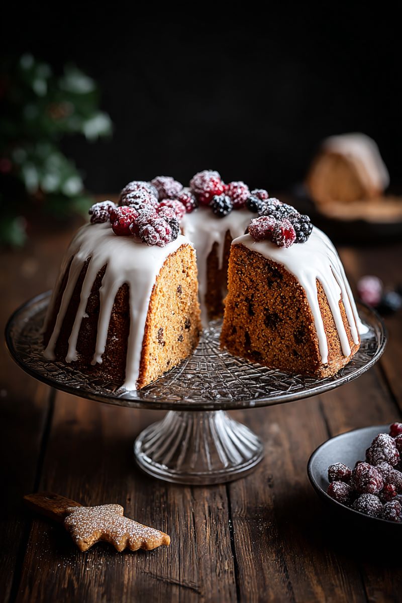 Gingerbread bundt cake con glassa al limone: la ricetta per fare il dolce di Natale perfetto