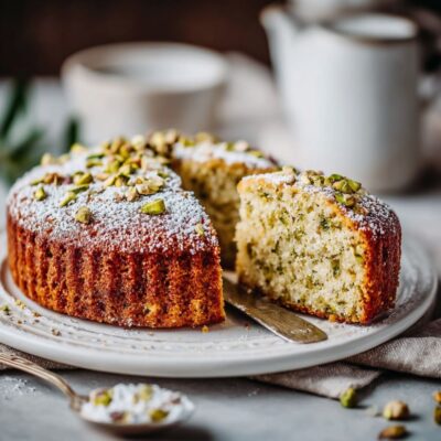 Torta soffice al pistacchio: la ricetta per fare un dolce facile e spettacolare