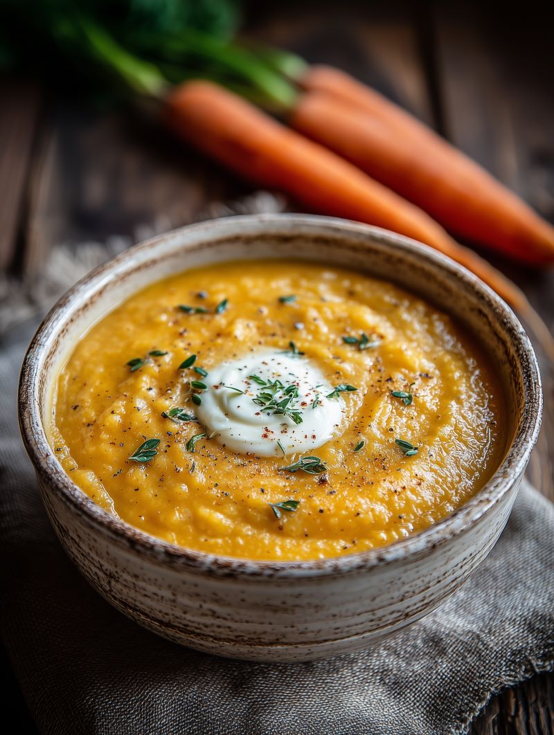 Vellutata di carote, zenzero e yogurt: una ricetta facile per una cena leggera e golosa