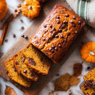 Plumcake alla Zucca e Gocce di Cioccolato Facilissimo da fare ricetta autunnale