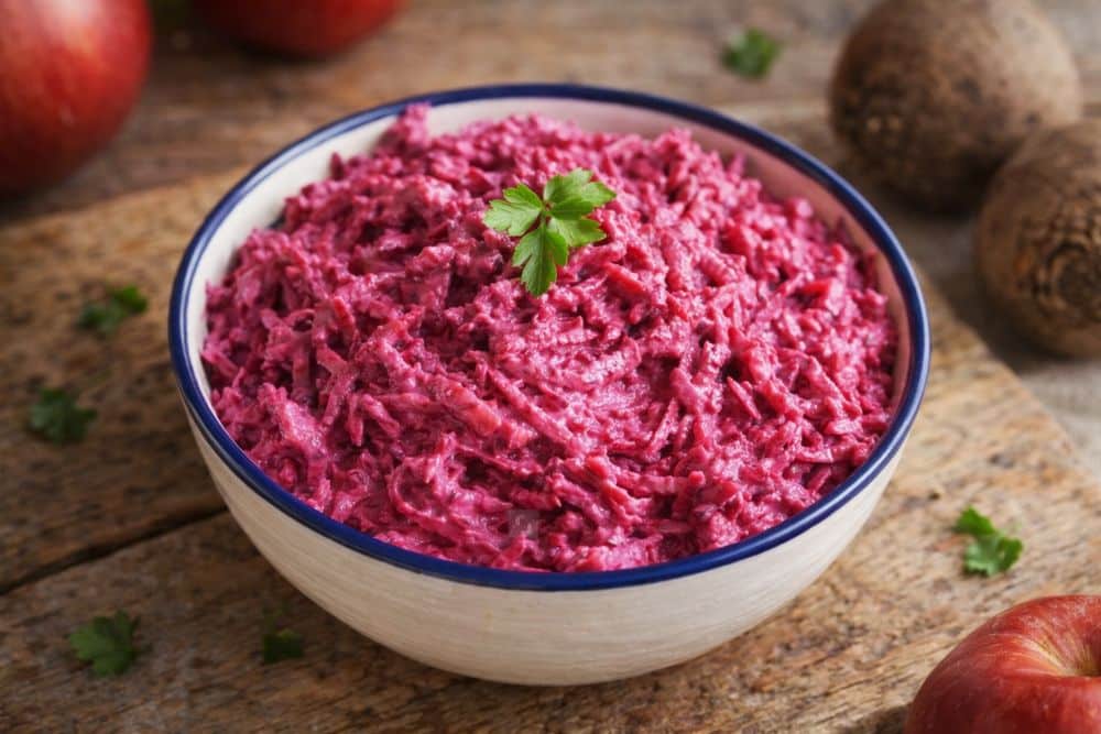 Rödbetssallad: l’insalata svedese di barbabietole che accompagna aringhe, polpette e le feste di Natale