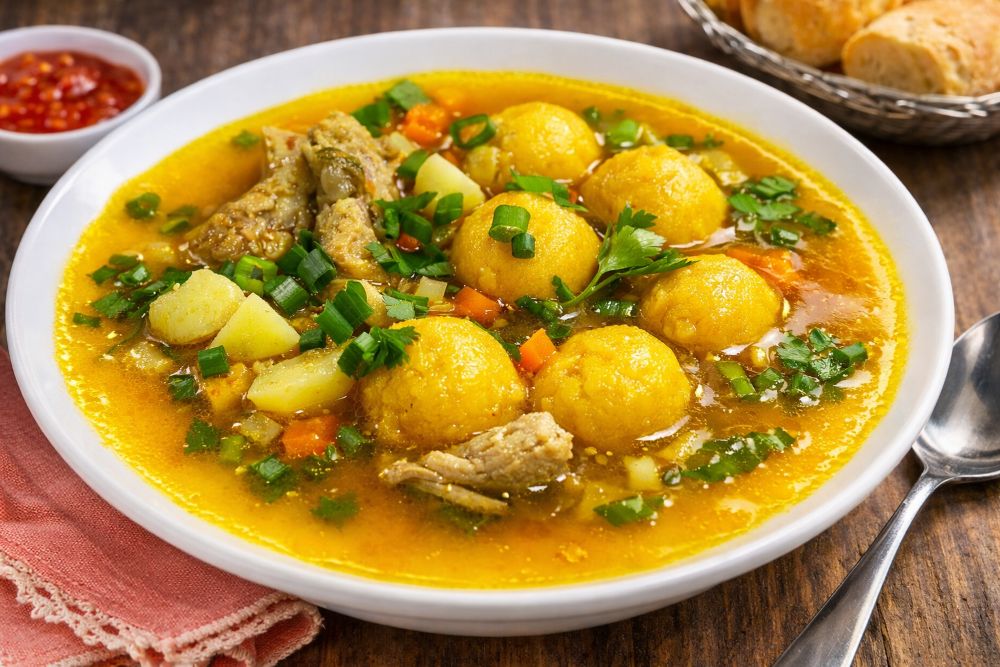Vori-vori: come fare la zuppa paraguaiana di pollo e gnocchi di mais