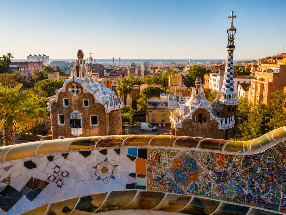 Industrialist Eusebi Güell commissioned Gaudí to create a garden-city estate on the hills above Barcelona at the beginning of the 20th century.