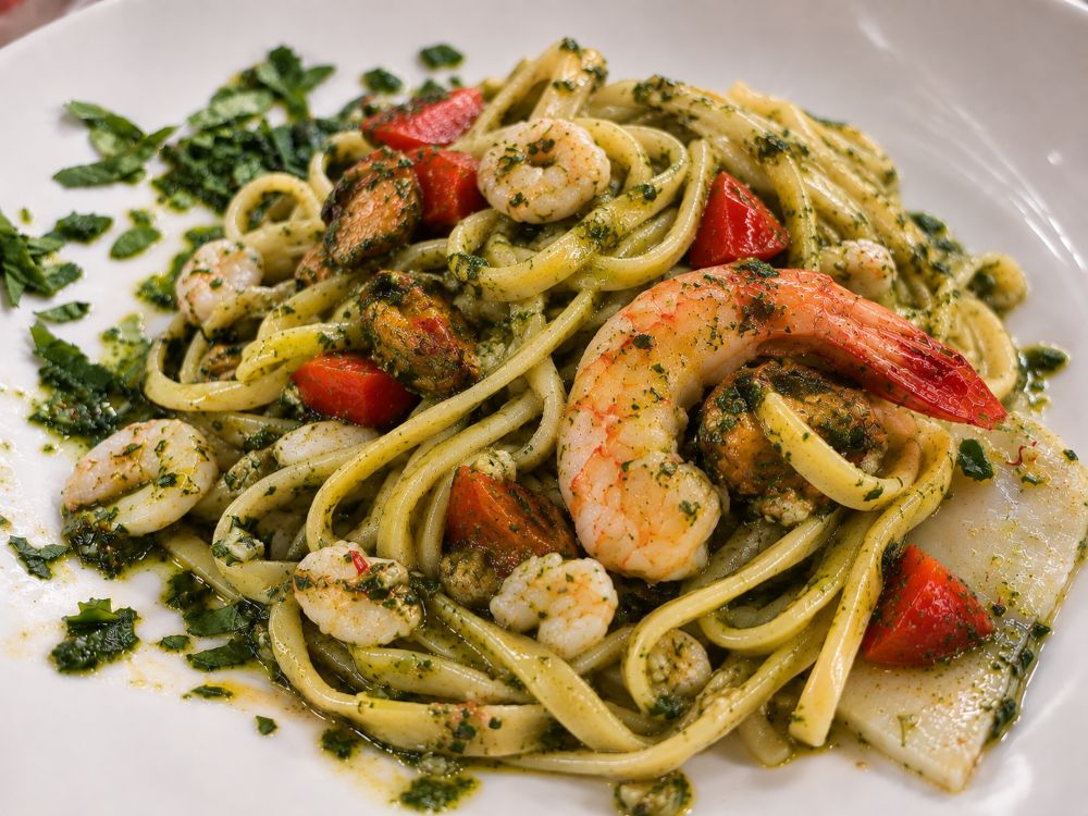 Best seafood linguine in Marsala