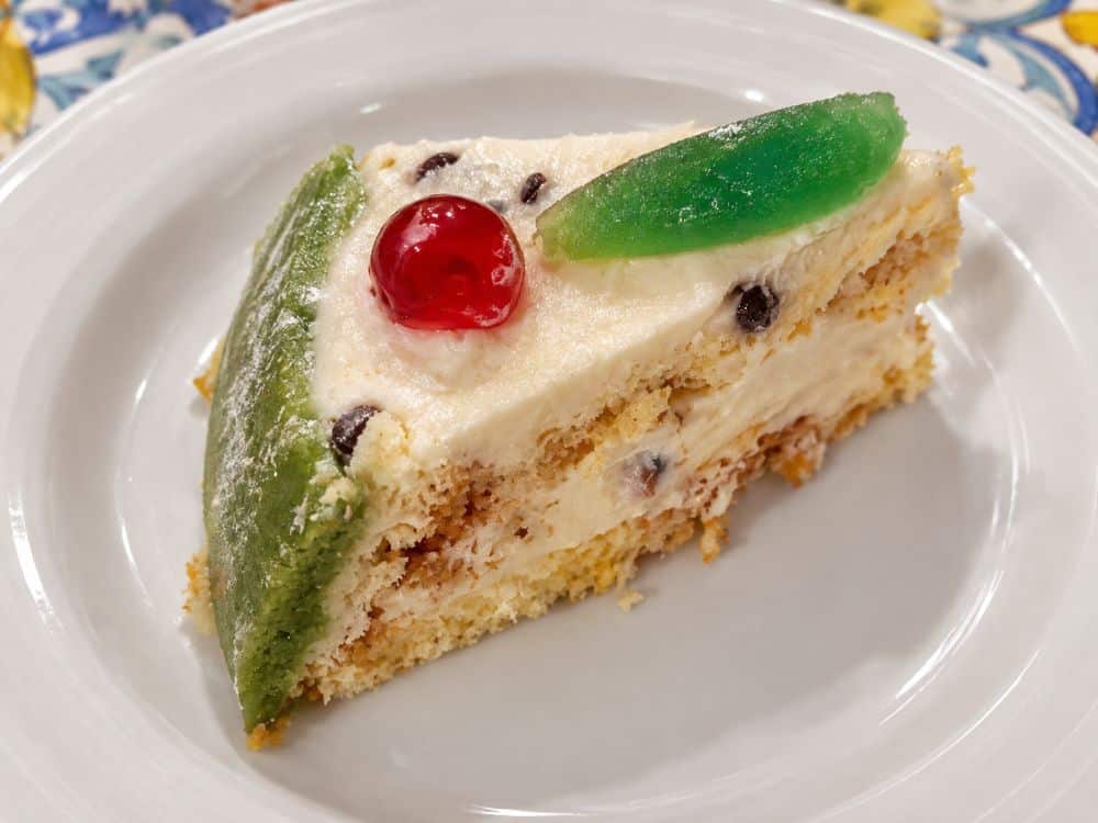 Where to eat the best Sicilian cassata in Marsala: Antica Trattoria Pino.
