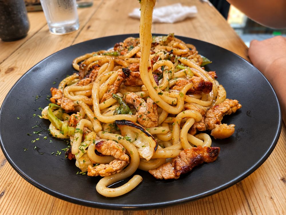 Where to eat the best stir-fried checken udon in Canterbury