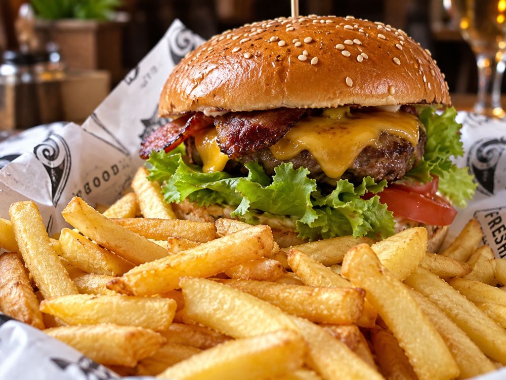 Where to eat the best gourmet cheeseburgers with golden fries in Merano