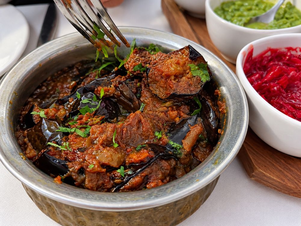 Where to eat the best Indian Spicy Beef and Eggplant Stew in Dover