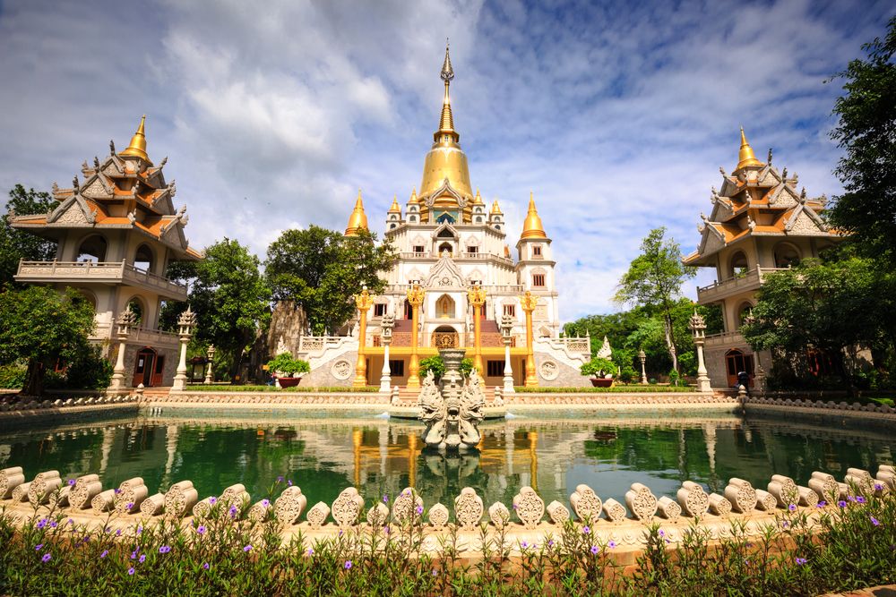 Buu Long Buddhist temple in Ho Chi Minh City, Vietnam