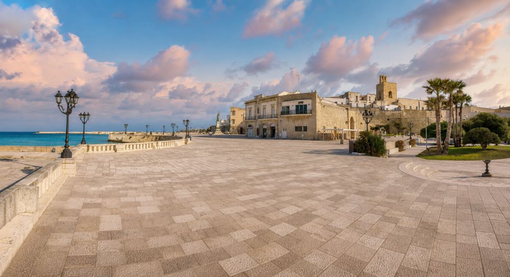 The harbour explains why Otranto exists.